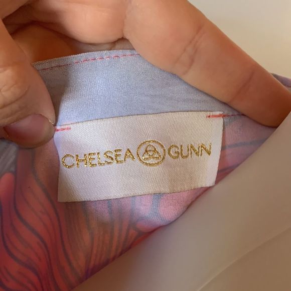 [Chelsea Gunn] Colorful Shell Pattern Maxi Dress - Size Small - Picture 6 of 6